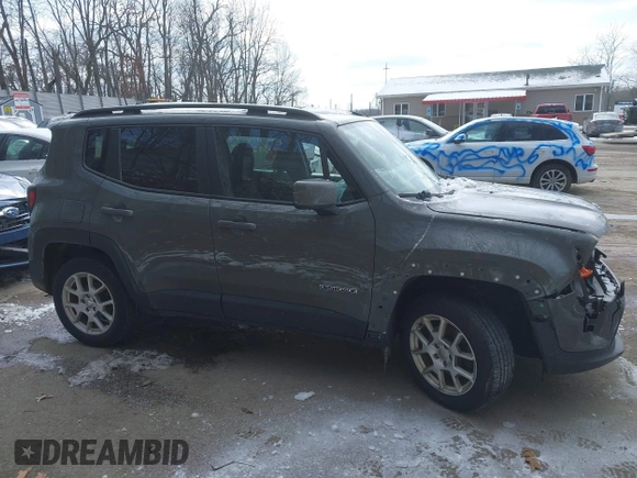 2020 Jeep Renegade Latitude with VIN ZACNJBBBXLPM06330, listed as a IAAI auction lot 41601086 with 92,320 mi miles. Bid and sale history available at carsss.com. Image 14.