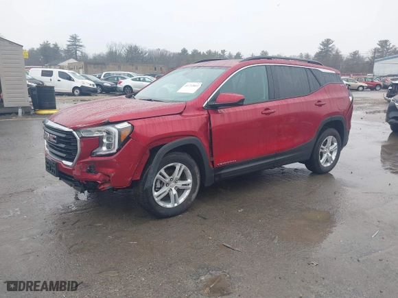 2024 GMC Terrain SLE with VIN 3GKALTEG4RL162236, listed as a IAAI auction lot 41733811 with 35,542 mi miles. Bid and sale history available at carsss.com. Image 17.