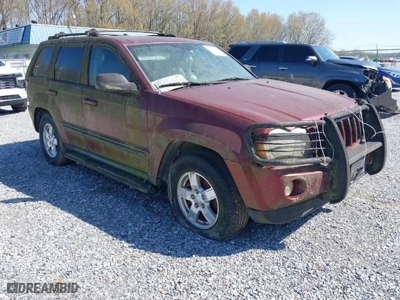 2007 Jeep Grand Cherokee Laredo with VIN 1J8HR48P07C694448, listed as a IAAI auction lot 41956077 with 232,366 mi miles. Bid and sale history available at carsss.com. Image 1.