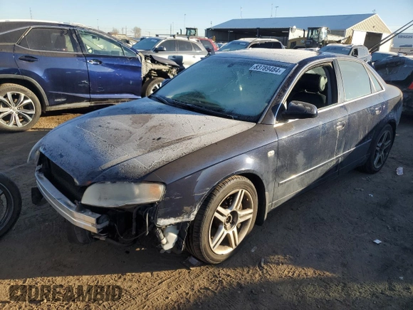 2005 Audi A4 3.2L with VIN WAUDG68E55A510438, listed as a Copart auction lot 83789484 with 136,393 mi miles and Clean Title. Bid and sale history available at carsss.com. Image 1.