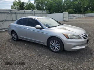 2011 Honda Accord EX-L z VIN 1HGCP3F86BA012529, wystawiony jako Copart lot #57605635 z przebiegiem 176 186 mil mil oraz Szkoda całkowita • Salvage title. Historia ofert i sprzedaży dostępna na DreamBid. Obrazek 4.