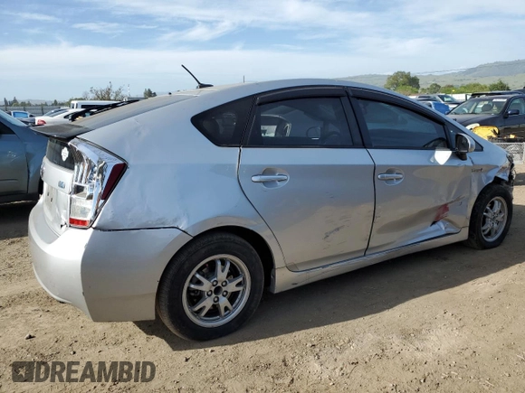 2011 Toyota Prius I z VIN JTDKN3DU7B0250413, wystawiony jako Copart lot #54059455 z przebiegiem 272 531 mil mil oraz Szkoda całkowita • Salvage title. Historia ofert i sprzedaży dostępna na DreamBid. Obrazek 3.