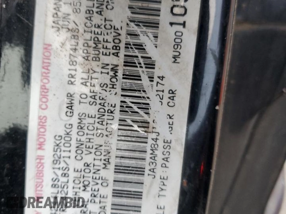 1995 Mitsubishi 3000GT GT z VIN JA3AM84J1SY002174, wystawiony jako Copart lot #41652305 z przebiegiem 272 977 mil mil oraz Szkoda całkowita • Salvage title. Historia ofert i sprzedaży dostępna na DreamBid. Obrazek 14.