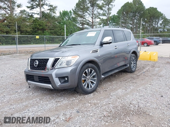 2018 Nissan Armada Platinum with VIN JN8AY2ND2J9055135, listed as a IAAI auction lot 41969418 with 84,851 mi miles. Bid and sale history available at carsss.com. Image 18.