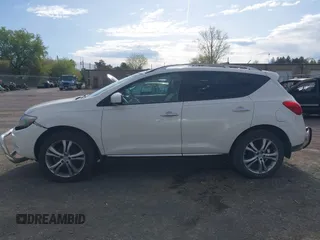 2009 Nissan Murano SL with VIN JN8AZ18W59W120710, listed as a IAAI auction lot 42156370 with 91,844 mi miles and . Bid and sale history available at DreamBid. Image 15.
