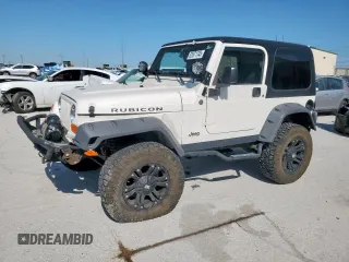 2004 Jeep Wrangler Rubicon z VIN 1J4FA69S34P757352, wystawiony jako Copart lot #52971745 z przebiegiem 139 855 mil mil oraz Szkoda całkowita • Salvage title. Historia ofert i sprzedaży dostępna na DreamBid. Obrazek 1.