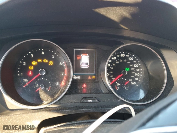 2019 Volkswagen Tiguan S with VIN 3VV1B7AX7KM121824, listed as a Copart auction lot 49919035 with 63,665 mi miles and Salvage Title. Bid and sale history available at carsss.com. Image 9.