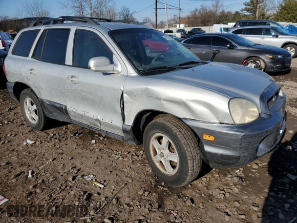 2004 Hyundai Santa Fe GLS with VIN KM8SC73D54U725708, listed as a Copart auction lot 46287865 with 56,032 mi miles and Clean Title. Bid and sale history available at carsss.com. Image 4.