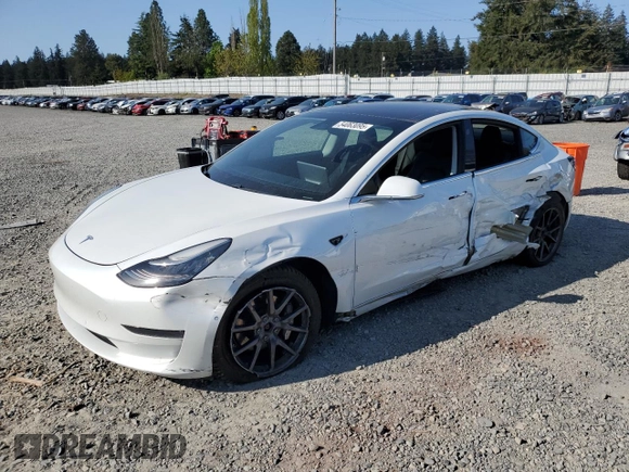 2019 Tesla Model 3 Long Range with VIN 5YJ3E1EB2KF442345, listed as a Copart auction lot 54063095 with 47,253 mi miles and Salvage Title. Bid and sale history available at carsss.com. Image 1.