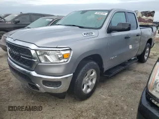 2023 Ram 1500 Big Horn with VIN 1C6RREBG3PN573970, listed as a Copart auction lot 76163154 with 4,318 mi miles and Non Repairable. Bid and sale history available at carsss.com. Image 1.