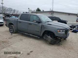 2020 Ram 1500 Big Horn with VIN 1C6SRFFT4LN384060, listed as a Copart auction lot 43800115 with 90,014 mi miles and Salvage title. Bid and sale history available at DreamBid. Image 4.