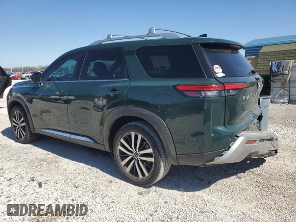2023 Nissan Pathfinder Platinum z VIN 5N1DR3DH4PC200280, wystawiony jako Copart lot #48794295 z przebiegiem 44 240 mil mil oraz Szkoda całkowita • Salvage title. Historia ofert i sprzedaży dostępna na DreamBid. Obrazek 2.