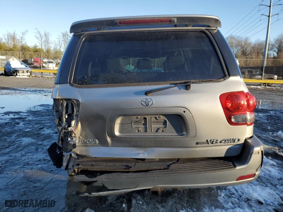 2006 Toyota Sequoia Limited with VIN 5TDBT48A06S260067, listed as a Copart auction lot 88425025 with 237,172 mi miles and Salvage Title. Bid and sale history available at carsss.com. Image 6.