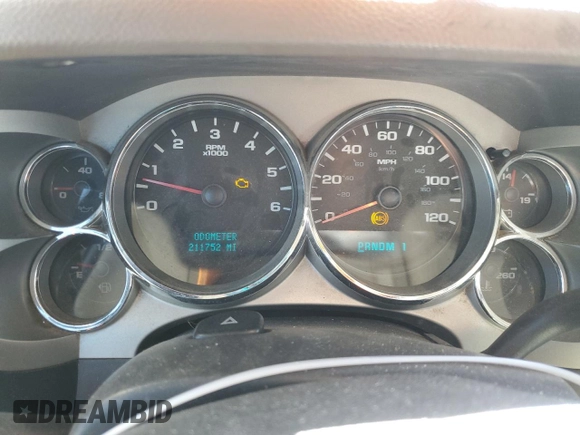 2007 Chevrolet Silverado 3500HD DRW Work Truck with VIN 1GCJC33K57F536458, listed as a Copart auction lot 46265465 with 211,752 mi miles and Salvage Title. Bid and sale history available at DreamBid. Image 9.