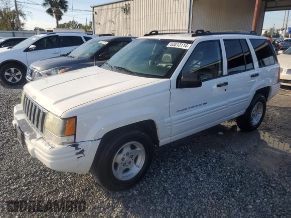 1998 Jeep Grand Cherokee Laredo with VIN 1J4GZ48Y9WC203024, listed as a Copart auction lot 83813114 with 105,044 mi miles and Non Repairable. Bid and sale history available at carsss.com. Image 1.