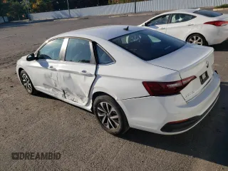 2023 Volkswagen Jetta S with VIN 3VW4M7BU4PM011134, listed as a Copart auction lot 76444894 with 25,888 mi miles and Salvage title. Bid and sale history available at DreamBid. Image 2.