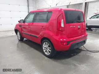 2013 Kia Soul + with VIN KNDJT2A6XD7616330, listed as a IAAI auction lot 41827924 with 135,322 mi miles. Bid and sale history available at carsss.com. Image 3.