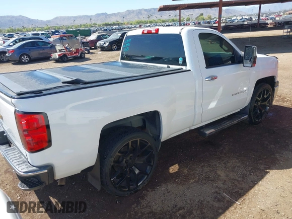 2014 Chevrolet Silverado 1500 Work Truck with VIN 1GCNCPEH8EZ407975, listed as a IAAI auction lot 41994227 with 193,505 mi miles and . Bid and sale history available at DreamBid. Image 4.