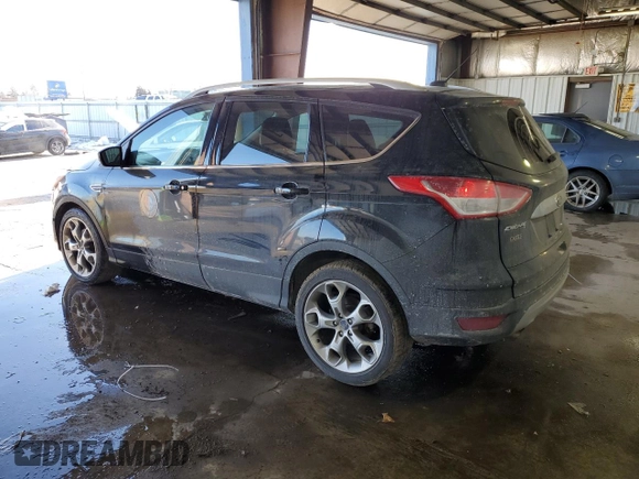2014 Ford Escape Titanium with VIN 1FMCU0JX2EUD08165, listed as a Copart auction lot 89318205 with 134,721 mi miles and Salvage Title. Bid and sale history available at carsss.com. Image 2.