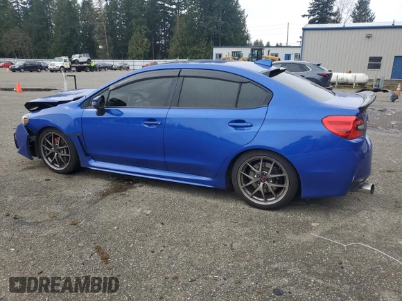 2015 Subaru WRX STI Limited with VIN JF1VA2U65F9836992, listed as a Copart auction lot 48438775 with 113,433 mi miles and Salvage title. Bid and sale history available at DreamBid. Image 2.