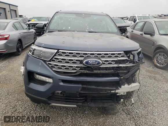 2021 Ford Explorer Limited with VIN 1FMSK8FH6MGB94556, listed as a Copart auction lot 43519775 with 43,381 mi miles and Salvage Title. Bid and sale history available at carsss.com. Image 5.