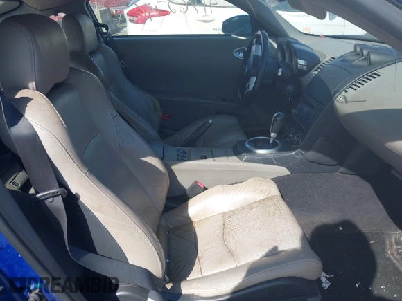 2005 Nissan 350Z Touring with VIN JN1AZ34DX5M601251, listed as a IAAI auction lot 41762746 with 108,855 mi miles. Bid and sale history available at carsss.com. Image 5.