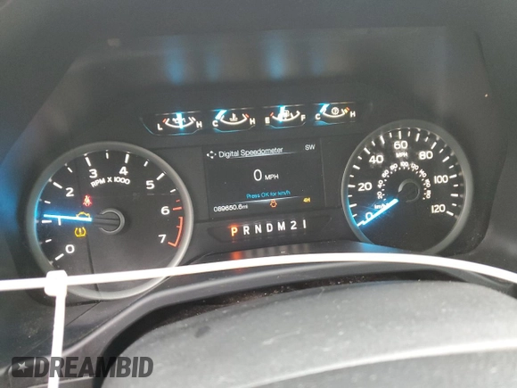 2015 Ford F-150 XLT with VIN 1FTEX1EP0FFB04300, listed as a Copart auction lot 44989295 with 89,650 mi miles and Salvage Title. Bid and sale history available at carsss.com. Image 9.