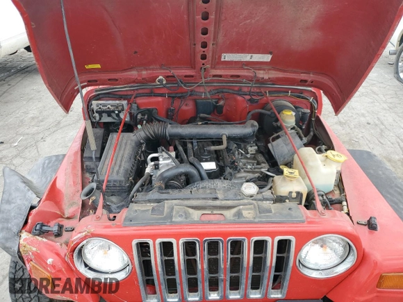 1997 Jeep Wrangler Sport with VIN 1J4FY19S1VP548675, listed as a Copart auction lot 66413504 with 0 mi miles and Salvage Title. Bid and sale history available at carsss.com. Image 12.