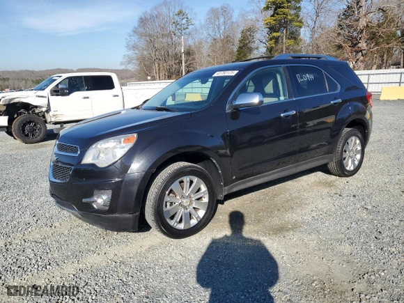 2010 Chevrolet Equinox LTZ with VIN 2CNFLFEY7A6203281, listed as a Copart auction lot 43780125 with 120,944 mi miles and Clean Title. Bid and sale history available at carsss.com. Image 1.