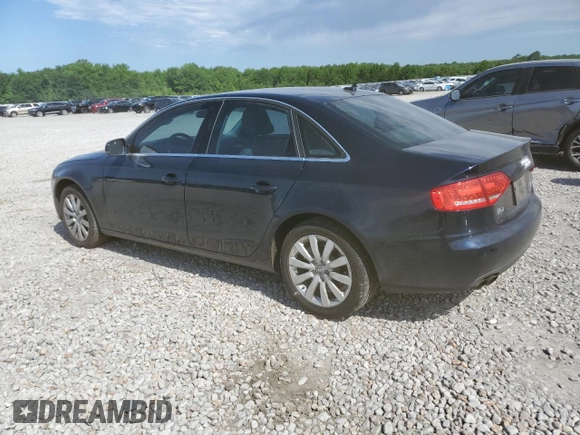 2011 Audi A4 Premium Plus with VIN WAUFFAFL2BN035030, listed as a Copart auction lot 58201545 with 171,872 mi miles and Salvage title. Bid and sale history available at DreamBid. Image 2.