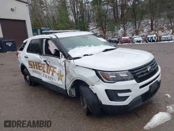 2019 Ford Police Interceptor Utility z VIN 1FM5K8AR3KGA30854, wystawiony jako IAAI lot #41907581 z przebiegiem 126 290 mil mil oraz . Historia ofert i sprzedaży dostępna na DreamBid. Obrazek 1.