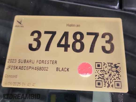 2023 Subaru Forester Premium z VIN JF2SKAEC6PH468002, wystawiony jako IAAI lot #42547222 z przebiegiem 73 121 mil mil oraz . Historia ofert i sprzedaży dostępna na DreamBid. Obrazek 34.