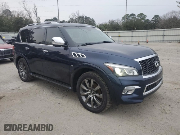 2017 Infiniti QX80 z VIN JN8AZ2NF3H9644669, wystawiony jako Copart lot #44648645 z przebiegiem 144 021 mil mil oraz Czysty tytuł • Clean title. Historia ofert i sprzedaży dostępna na DreamBid. Obrazek 4.