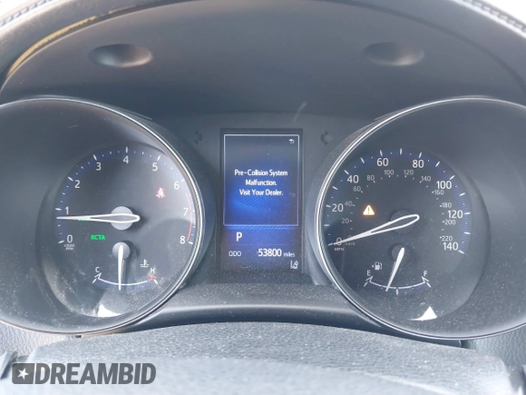 2018 Toyota C-HR XLE with VIN NMTKHMBX2JR043321, listed as a IAAI auction lot 41773764 with 53,800 mi miles. Bid and sale history available at carsss.com. Image 7.