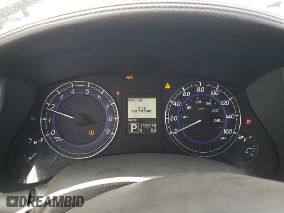 2012 Infiniti EX Journey with VIN JN1AJ0HRXCM452350, listed as a Copart auction lot 87939475 with 118,378 mi miles and Clean Title. Bid and sale history available at DreamBid. Image 9.