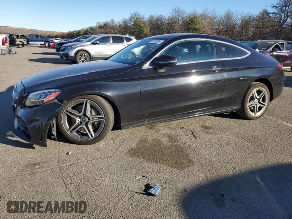2019 Mercedes-Benz C 300 with VIN WDDWJ8EBXKF834833, listed as a Copart auction lot 80119834 with 51,405 mi miles and Salvage Title. Bid and sale history available at DreamBid. Image 1.