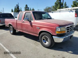 1993 Ford F-150 with VIN 1FTEX15H2PKB81848, listed as a Copart auction lot 76837684 with 199,172 mi miles and Salvage title. Bid and sale history available at DreamBid. Image 4.