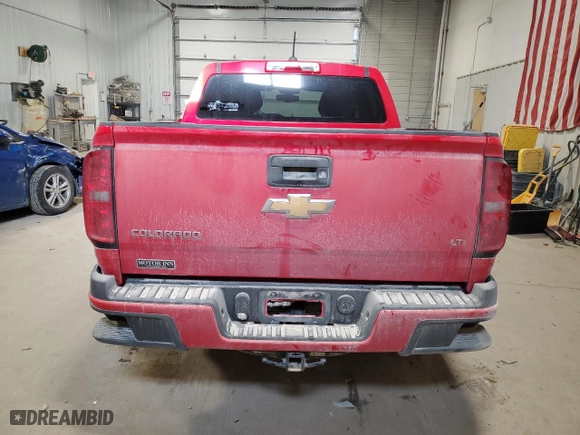 2015 Chevrolet Colorado 4WD LT with VIN 1GCGTBE36F1135328, listed as a Copart auction lot 89311125 with 109,905 mi miles and Salvage Title. Bid and sale history available at carsss.com. Image 6.