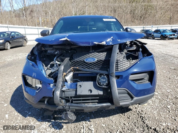 2021 Ford Police Interceptor Utility with VIN 1FM5K8AB2MGA64421, listed as a Copart auction lot 47402855 with 23,612 mi miles and Salvage Title. Bid and sale history available at carsss.com. Image 5.