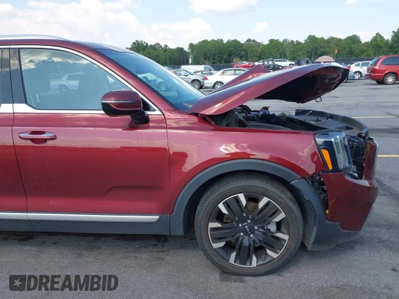 2023 Kia Telluride SX z VIN 5XYP54GC2PG340522, wystawiony jako IAAI lot #42611768 z przebiegiem 48 065 mil mil oraz . Historia ofert i sprzedaży dostępna na DreamBid. Obrazek 17.