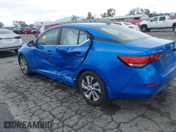 2022 Nissan Sentra SV with VIN 3N1AB8CV5NY268515, listed as a IAAI auction lot 41896670 with 12,396 mi miles and . Bid and sale history available at DreamBid. Image 3.