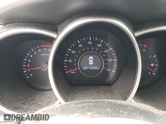2014 Kia Optima LX with VIN KNAGM4A73E5494013, listed as a Copart auction lot 45327035 with 131,358 mi miles and Salvage Title. Bid and sale history available at carsss.com. Image 9.