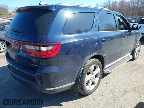 2014 Dodge Durango Limited z VIN 1C4RDJDG1EC477504, wystawiony jako IAAI lot #42049354 z przebiegiem 188 813 mil mil oraz . Historia ofert i sprzedaży dostępna na DreamBid. Obrazek 4.
