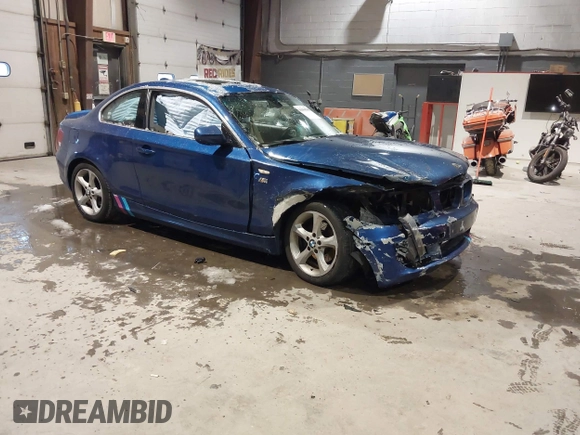 2010 BMW 1 Series 128i with VIN WBAUP9C57AVF49515, listed as a IAAI auction lot 41154745 with 120,982 mi miles and . Bid and sale history available at DreamBid. Image 1.