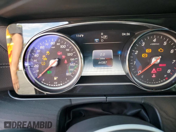 2019 Mercedes-Benz E-Class E 450 with VIN WDD1J6HB2KF110130, listed as a Copart auction lot 70641394 with 64,387 mi miles and Salvage Title. Bid and sale history available at carsss.com. Image 9.