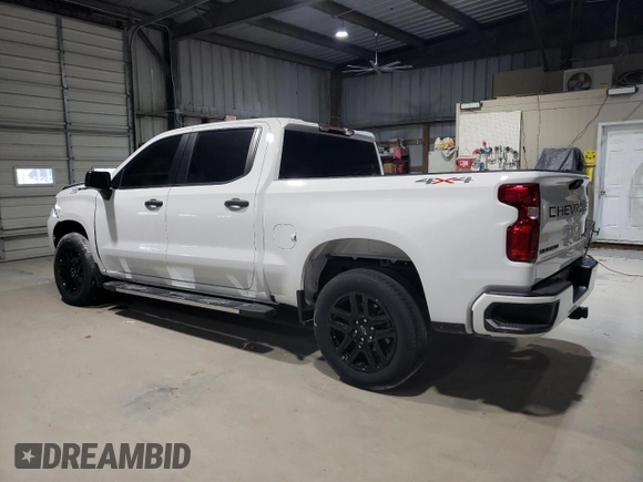 2024 Chevrolet Silverado 1500 Custom with VIN 3GCPDBEK8RG233125, listed as a Copart auction lot 51180035 with 18,439 mi miles and Salvage Title. Bid and sale history available at DreamBid. Image 2.