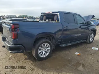 2020 Chevrolet Silverado 1500 Custom with VIN 3GCPWBEFXLG409841, listed as a Copart auction lot 88945145 with 99,475 mi miles and Non Repairable. Bid and sale history available at carsss.com. Image 3.