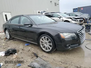 2014 Audi A8 3.0L TDI z VIN WAURMAFD3EN001307, wystawiony jako Copart lot #43476125 z przebiegiem 85 921 mil mil oraz Tytuł czysty. Historia ofert i sprzedaży dostępna na DreamBid. Obrazek 4.