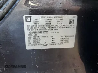 2015 Chevrolet Equinox LT with VIN 1GNALBEKXFZ127755, listed as a Copart auction lot 41464385 with 0 mi miles and Salvage Title. Bid and sale history available at carsss.com. Image 13.