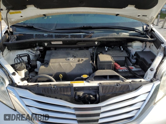 2013 Toyota Sienna XLE AAS with VIN 5TDYK3DC6DS402661, listed as a Copart auction lot 54224185 with 108,061 mi miles and Salvage Title. Bid and sale history available at carsss.com. Image 12.